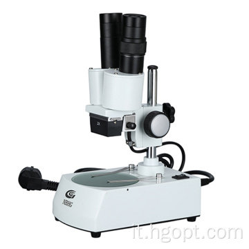 Microscopi binoculari 2x Microscopio stereo obiettivo